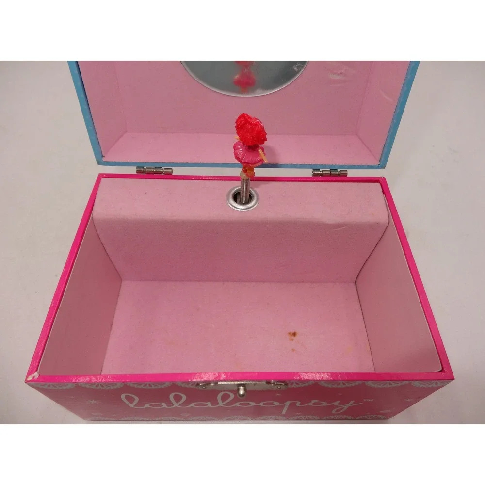 Lalaloopsy‎ Musical Jewelry Box Pink Blue Ballerina Spinning Figure Works